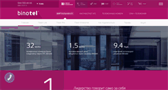 Desktop Screenshot of binotel.com